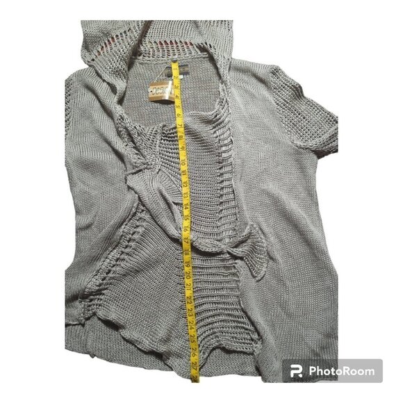 Design B Women's Knitted Sweater Color Tan Size XXL 100% Linen - Picture 3 of 6